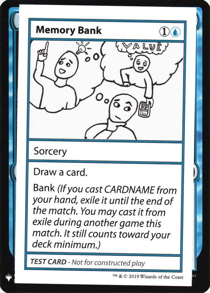 Memory Bank [Mystery Booster Playtest Cards] | North Game Den