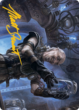 Delver of Secrets Art Card (Gold-Stamped Signature) [Innistrad: Midnight Hunt Art Series] | North Game Den