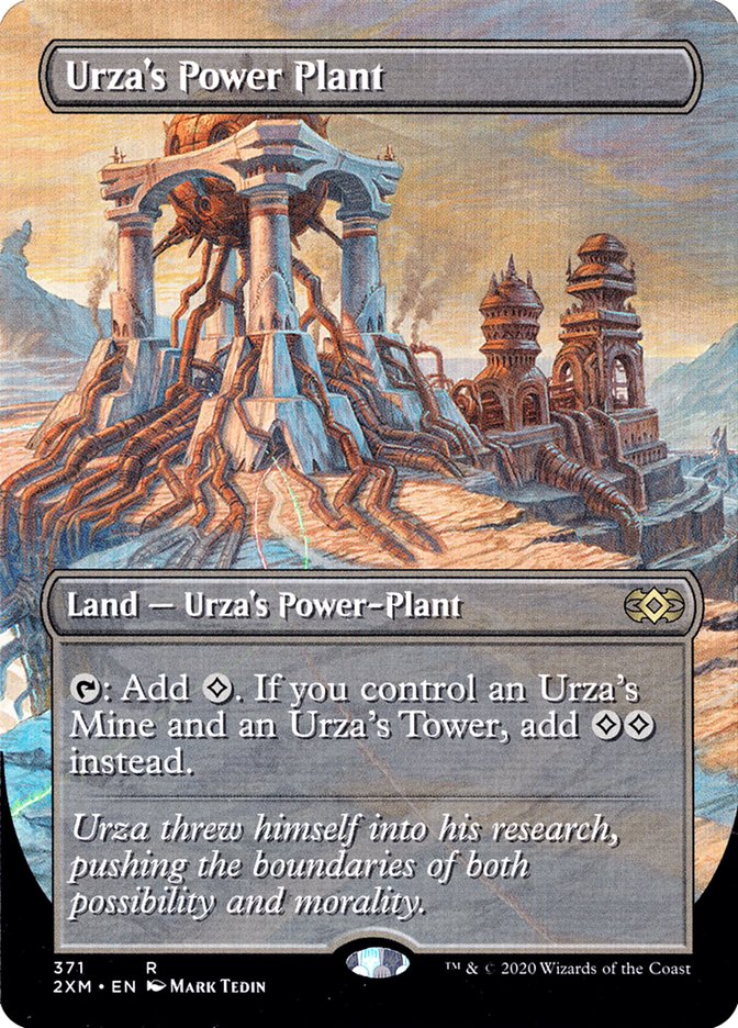 Urza's Power Plant (Borderless) [Double Masters] | North Game Den