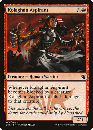 Kolaghan Aspirant [Dragons of Tarkir] | North Game Den