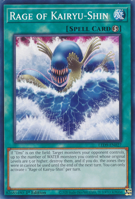 Rage of Kairyu-Shin [LED9-EN027] Common | North Game Den