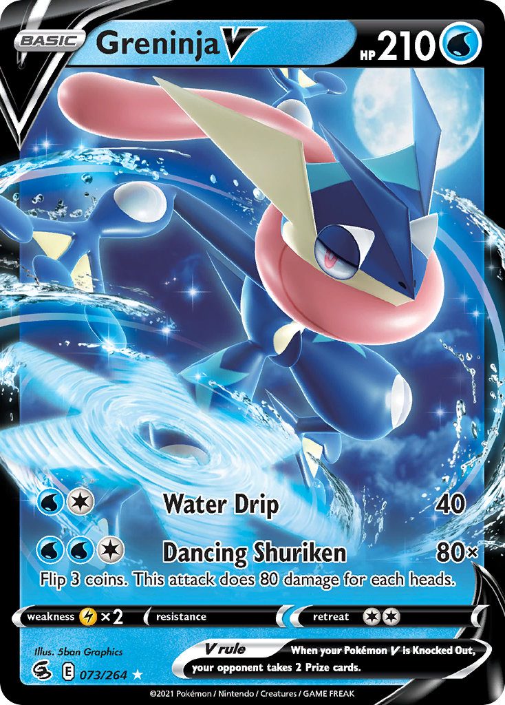 Greninja V (073/264) (Intro Deck) [Sword & Shield: Fusion Strike] | North Game Den