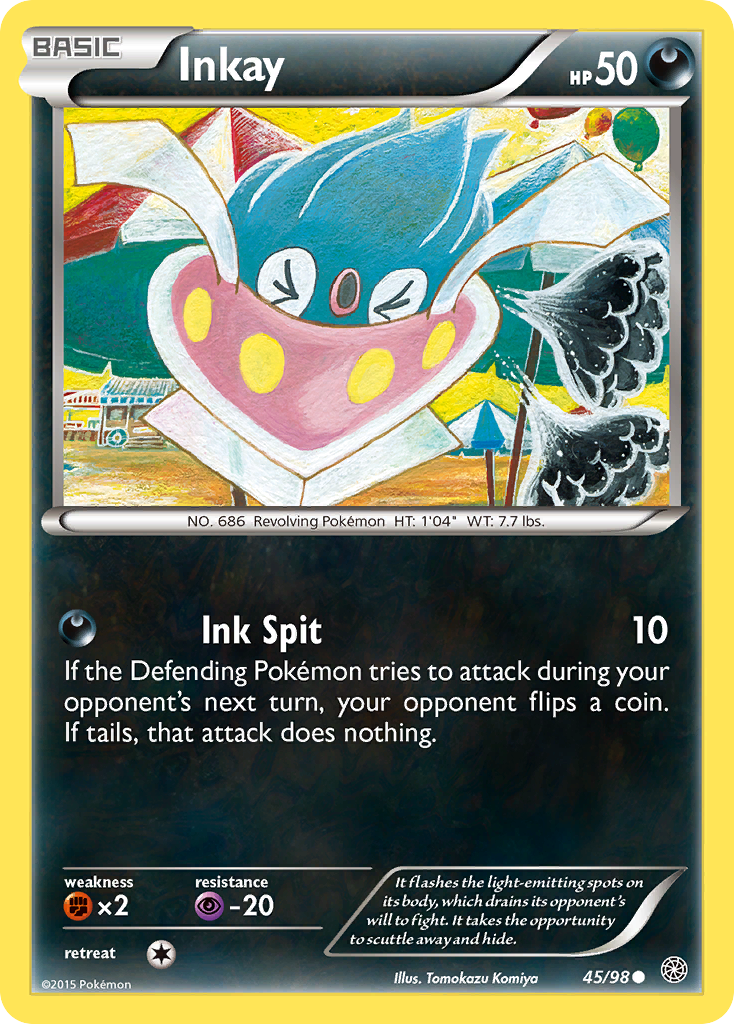 Inkay (45/98) [XY: Ancient Origins] | North Game Den