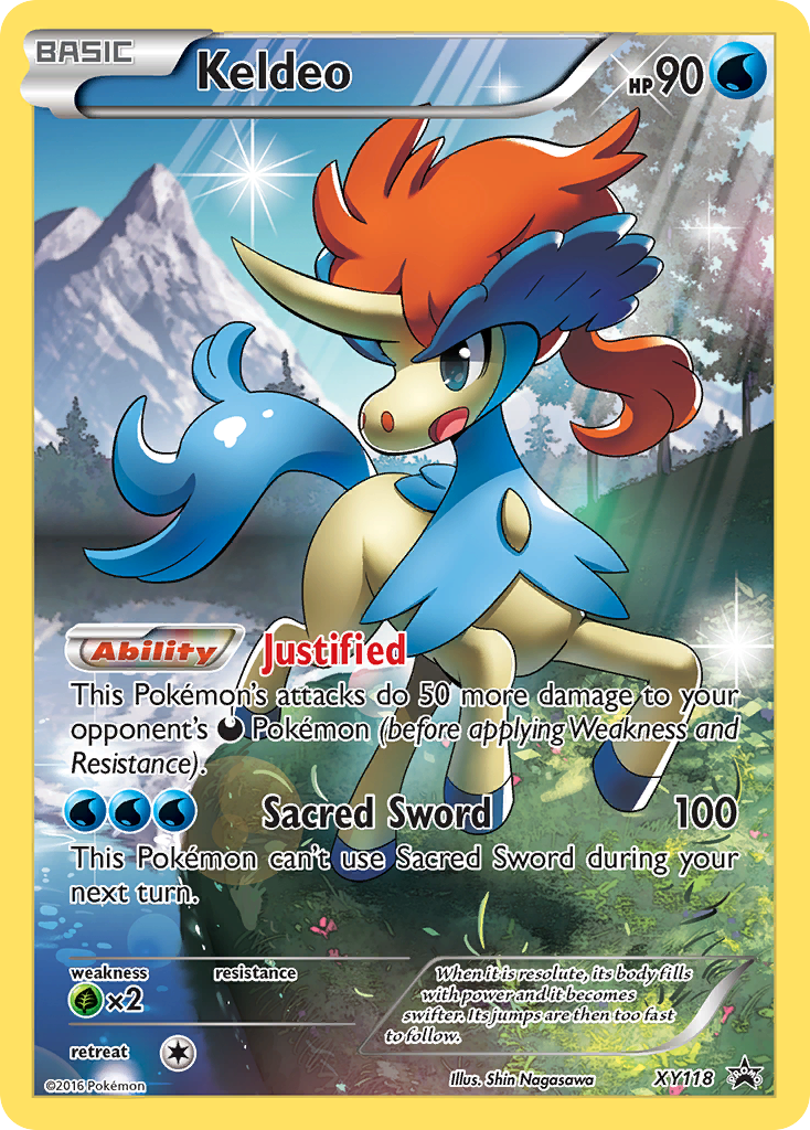 Keldeo (XY118) [XY: Black Star Promos] | North Game Den