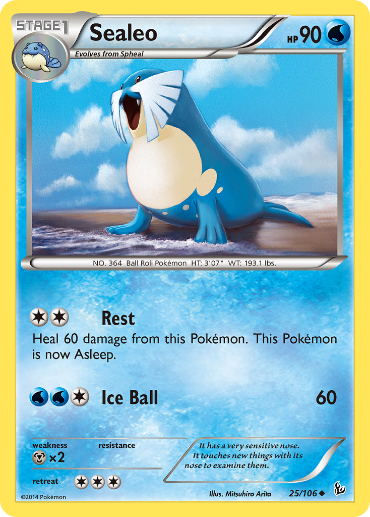 Sealeo (25/106) [XY: Flashfire] | North Game Den