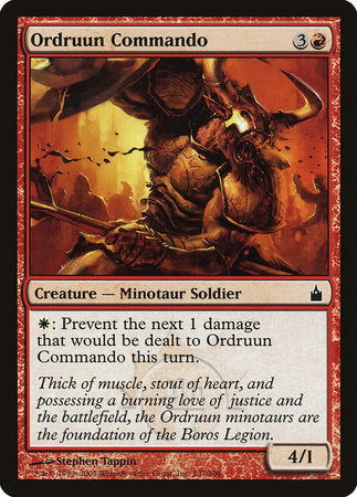 Ordruun Commando [Ravnica: City of Guilds] | North Game Den