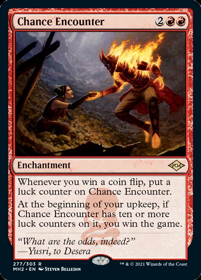 Chance Encounter (Foil Etched) [Modern Horizons 2] | North Game Den