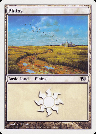 Plains (334) [Eighth Edition] | North Game Den