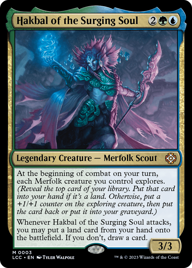 Hakbal of the Surging Soul [The Lost Caverns of Ixalan Commander] | North Game Den