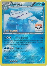 Avalugg (31/106) (League Promo 4th Place) [XY: Flashfire] | North Game Den