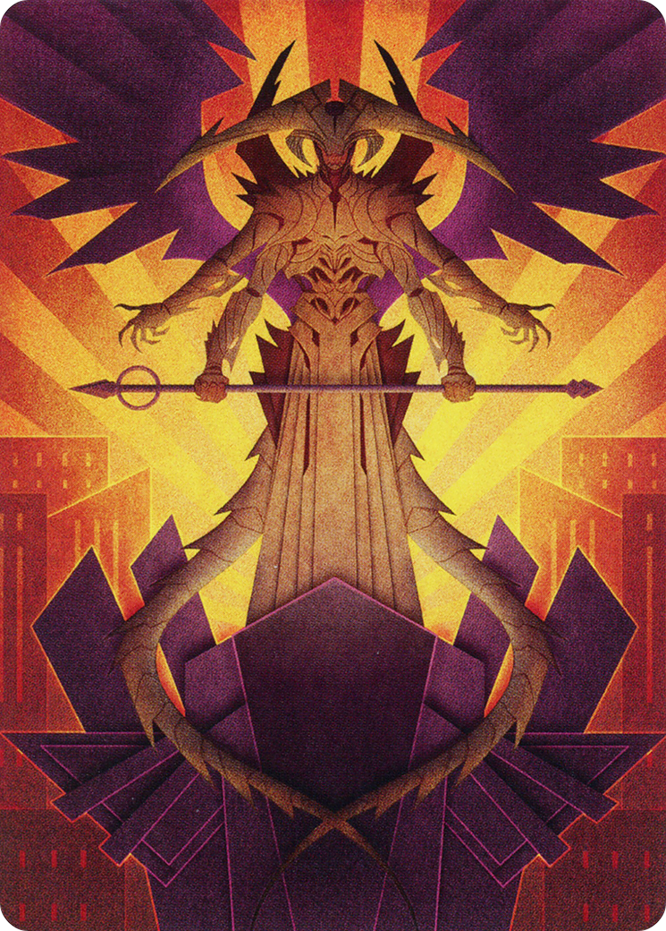 Atraxa, Praetors' Voice Art Card [March of the Machine Art Series] | North Game Den