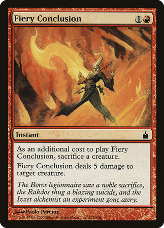 Fiery Conclusion [Ravnica: City of Guilds] | North Game Den