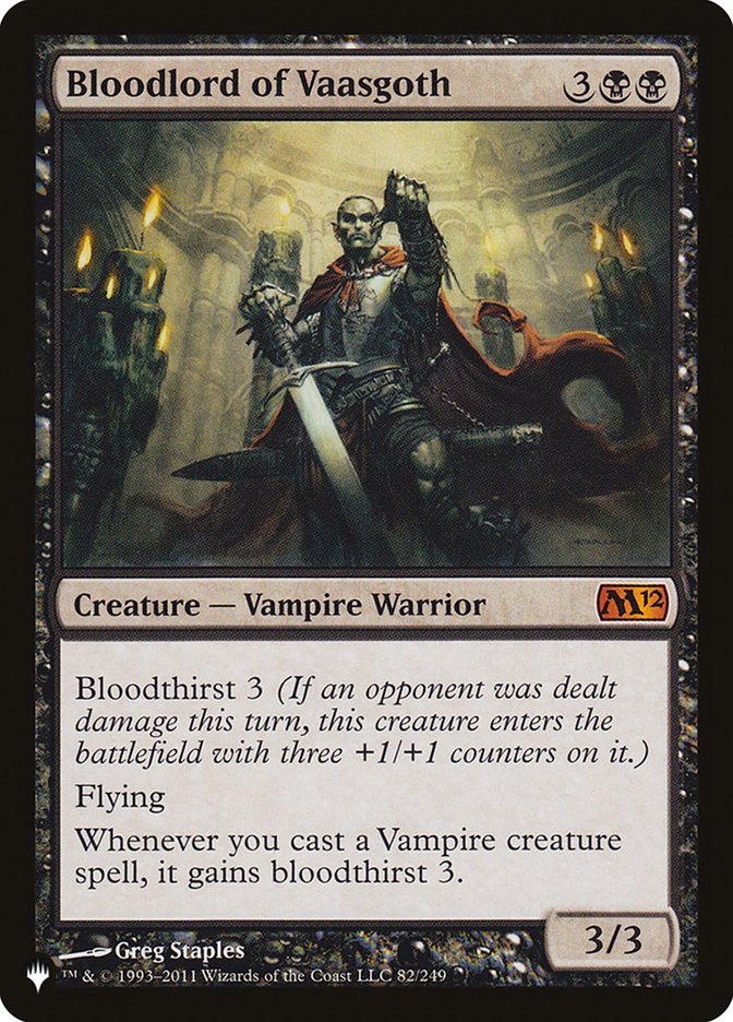 Bloodlord of Vaasgoth [The List] | North Game Den