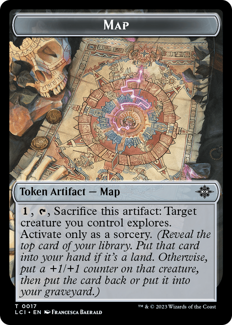 Map // Merfolk (0005) Double-Sided Token [The Lost Caverns of Ixalan Tokens] | North Game Den