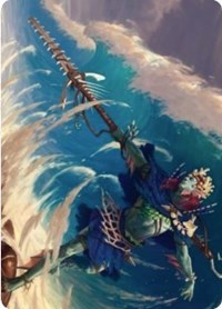Tazeem Roilmage Art Card [Zendikar Rising Art Series] | North Game Den