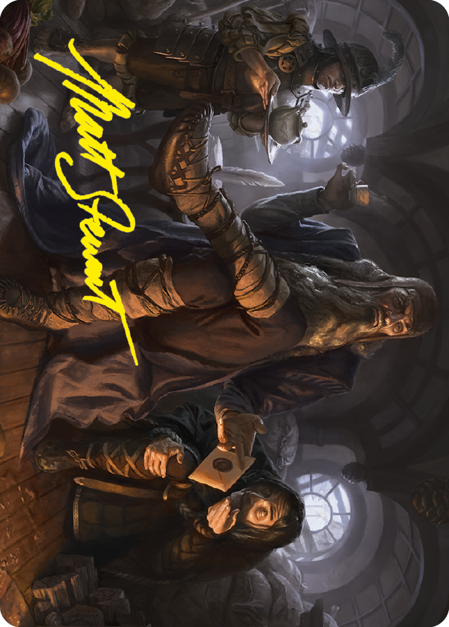 Sharkey, Tyrant of the Shire Art Card (Gold-Stamped Signature) [The Lord of the Rings: Tales of Middle-earth Art Series] | North Game Den