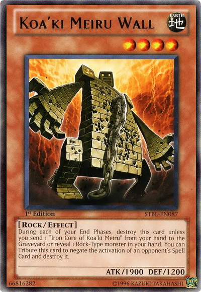 Koa'ki Meiru Wall [STBL-EN087] Rare | North Game Den