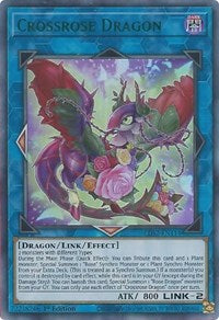 Crossrose Dragon (Green) [LDS2-EN114] Ultra Rare | North Game Den