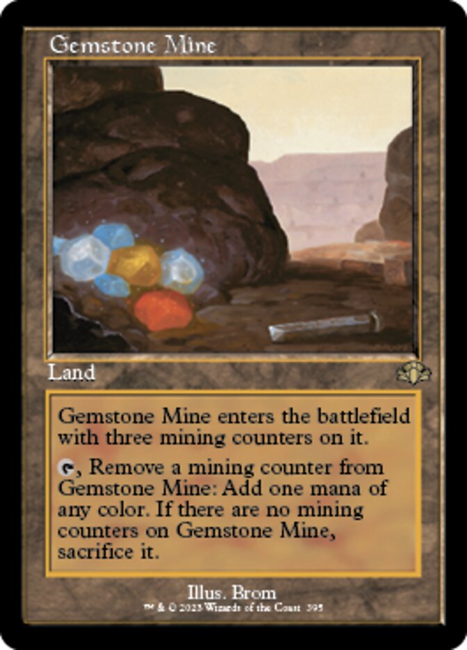 Gemstone Mine (Retro) [Dominaria Remastered] | North Game Den