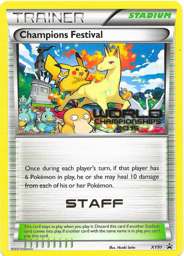 Champions Festival (XY91) (2015 Quarter Finalist) [XY: Black Star Promos] | North Game Den