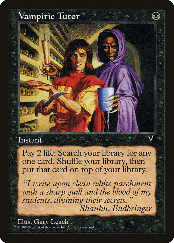 Vampiric Tutor [Visions] | North Game Den