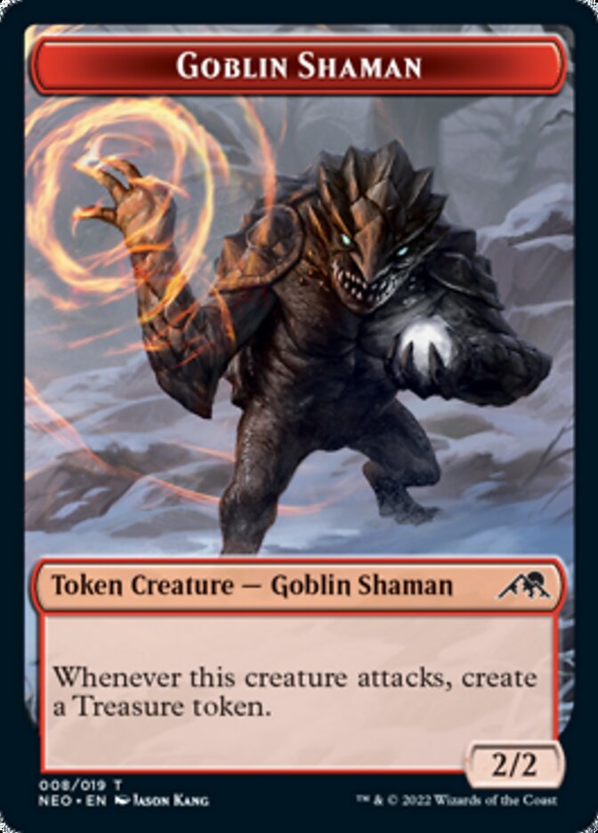 Goblin Shaman Token [Kamigawa: Neon Dynasty Tokens] | North Game Den