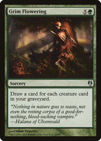 Grim Flowering [Duel Decks: Izzet vs. Golgari] | North Game Den