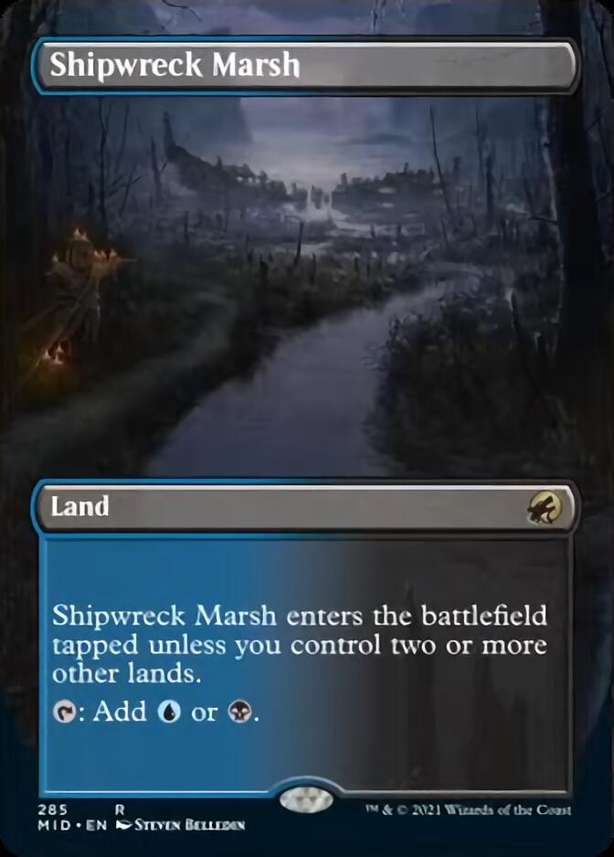 Shipwreck Marsh (Borderless) [Innistrad: Midnight Hunt] | North Game Den