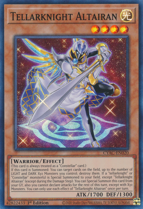 Tellarknight Altairan [CYAC-EN020] Super Rare | North Game Den