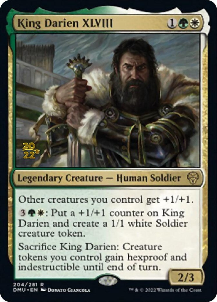 King Darien XLVIII [Dominaria United Prerelease Promos] | North Game Den