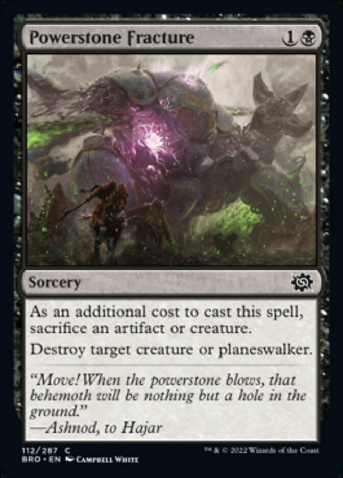 Powerstone Fracture [The Brothers' War] | North Game Den