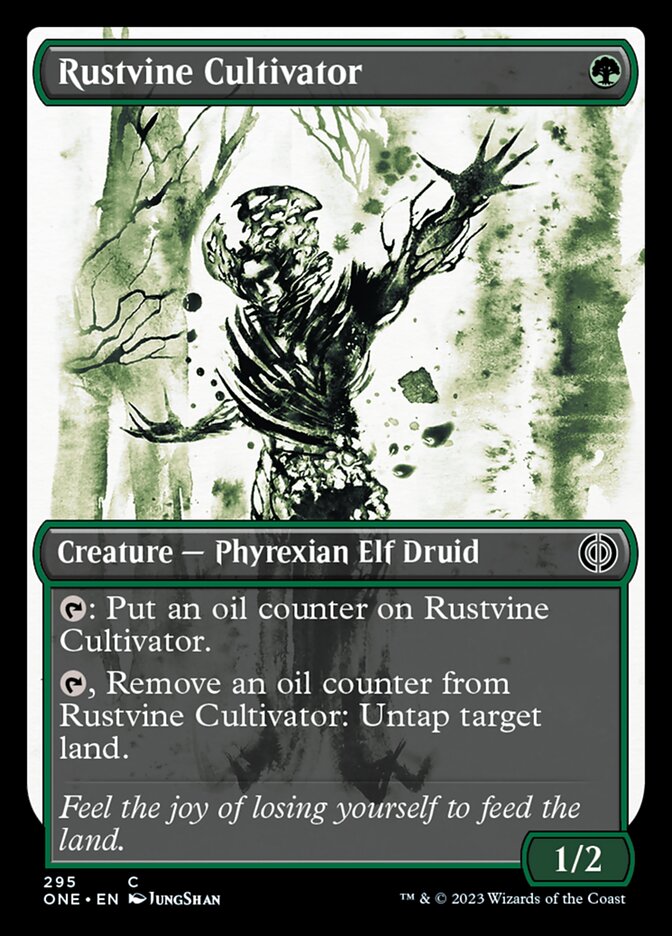 Rustvine Cultivator (Showcase Ichor) [Phyrexia: All Will Be One] | North Game Den