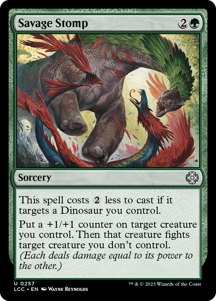 Savage Stomp [The Lost Caverns of Ixalan Commander] | North Game Den