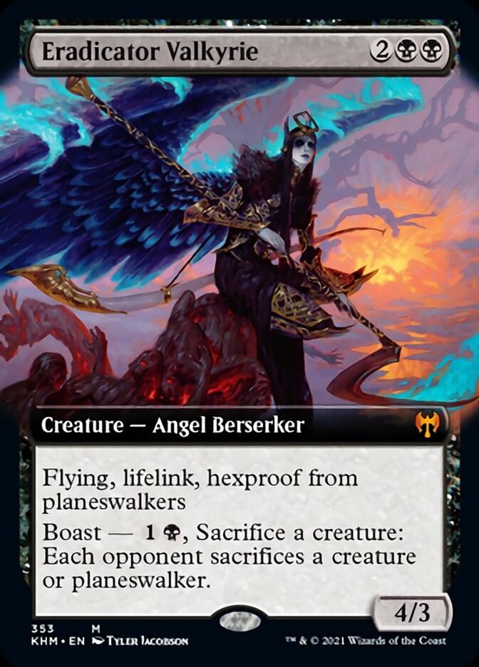 Eradicator Valkyrie (Extended Art) [Kaldheim] | North Game Den