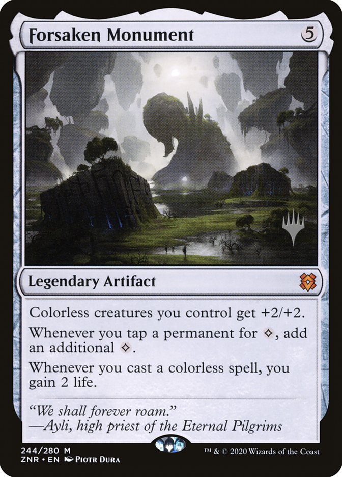 Forsaken Monument (Promo Pack) [Zendikar Rising Promos] | North Game Den