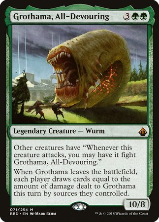 Grothama, All-Devouring [Battlebond] | North Game Den