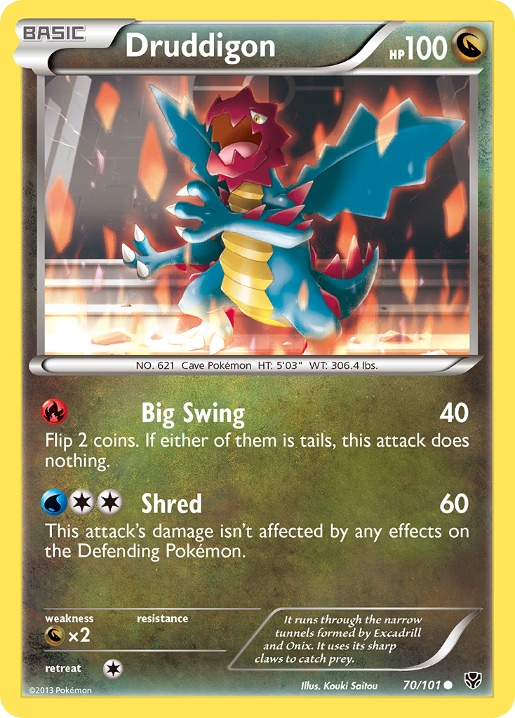 Druddigon (70/101) [Black & White: Plasma Blast] | North Game Den