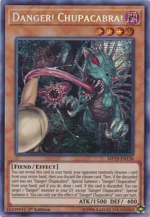 Danger! Chupacabra! [MP19-EN138] Prismatic Secret Rare | North Game Den