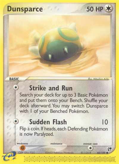 Dunsparce (60/100) [EX: Sandstorm] | North Game Den