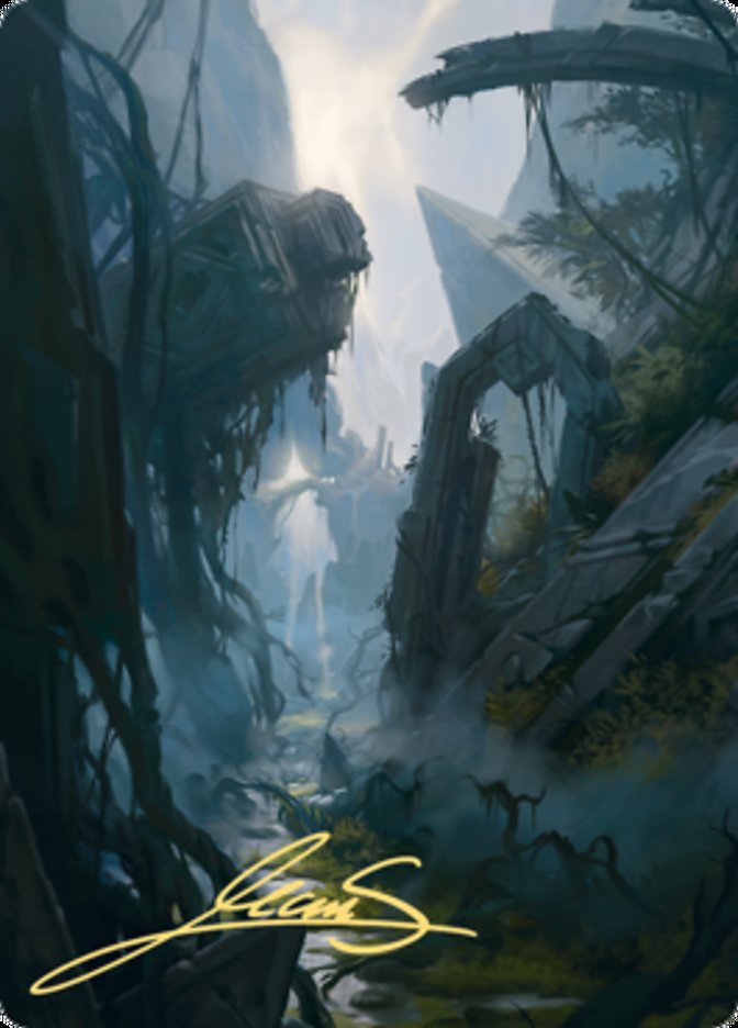 Swamp 2 Art Card (Gold-Stamped Signature) [Zendikar Rising Art Series] | North Game Den