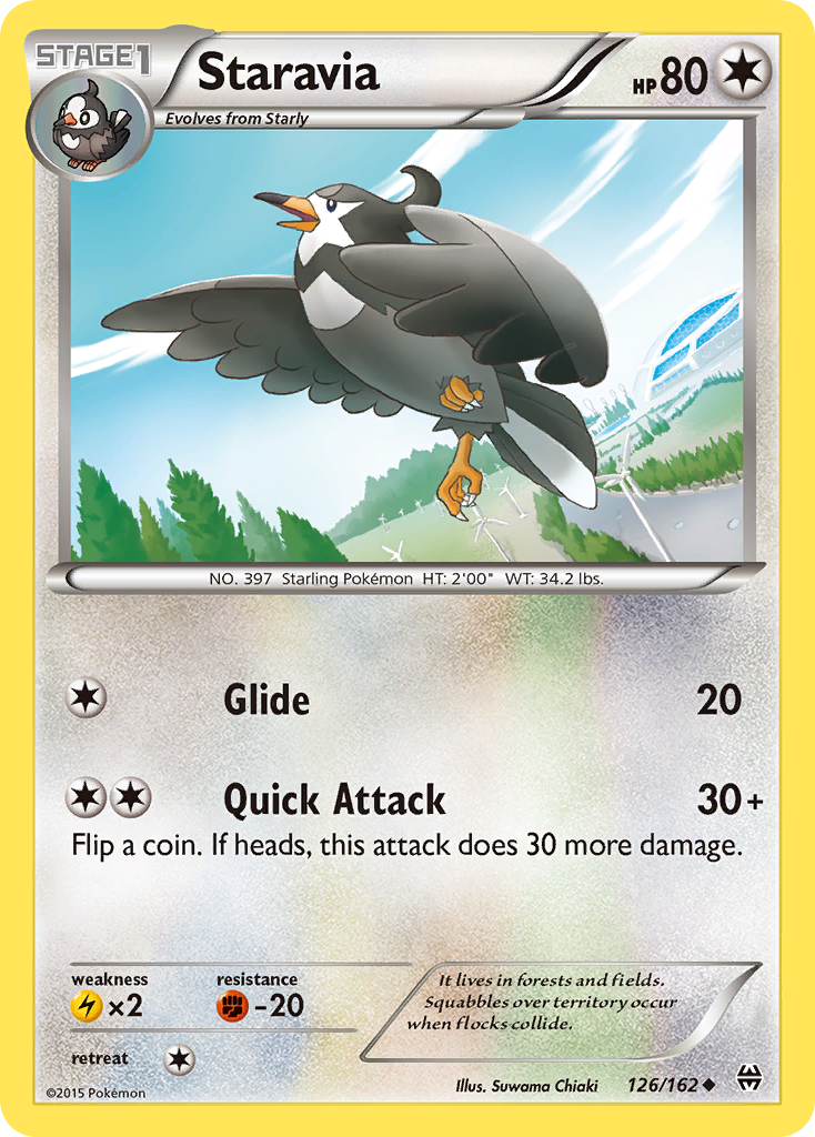 Staravia (126/162) [XY: BREAKthrough] | North Game Den