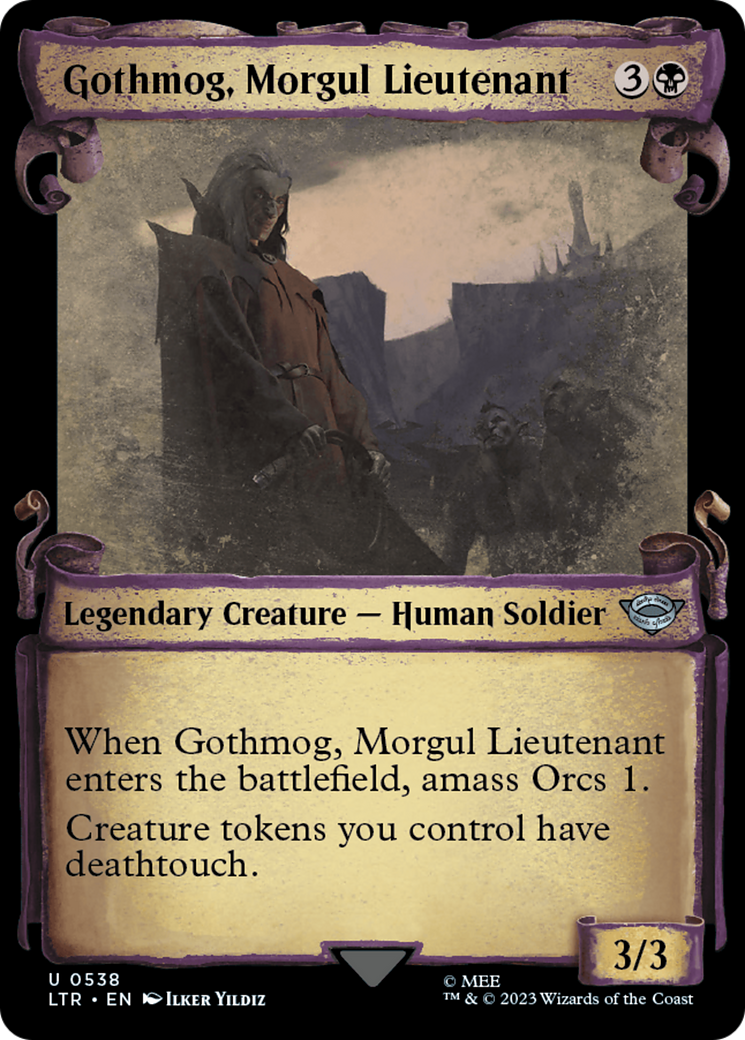 Gothmog, Morgul Lieutenant [The Lord of the Rings: Tales of Middle-Earth Showcase Scrolls] | North Game Den