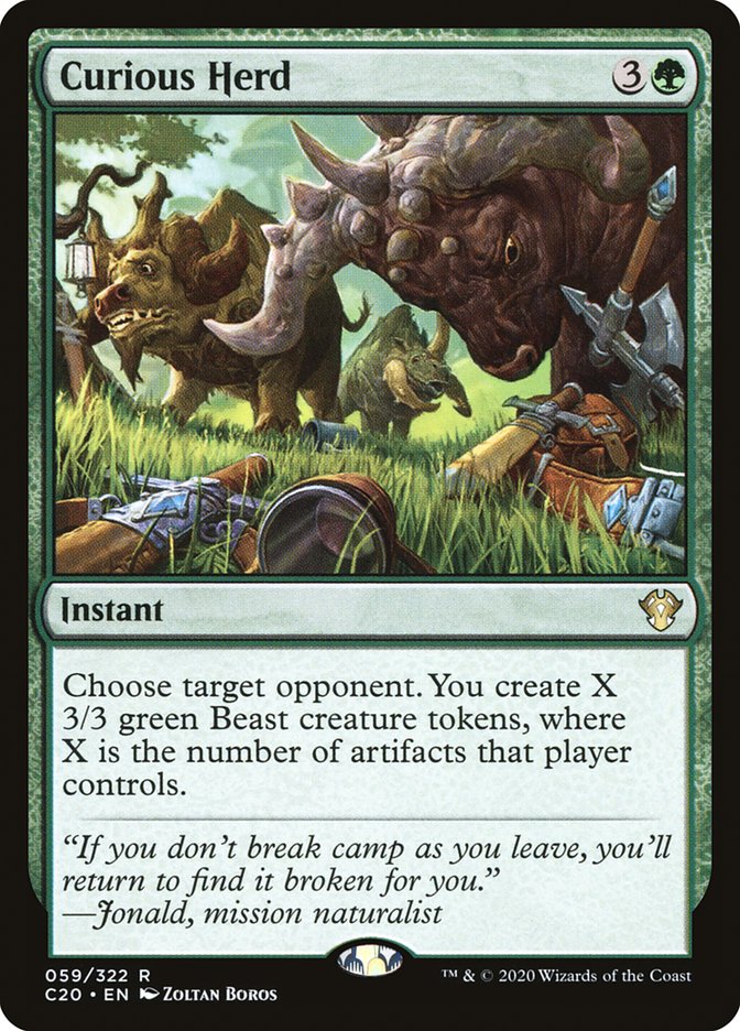 Curious Herd [Commander 2020] | North Game Den