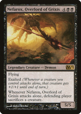 Nefarox, Overlord of Grixis [Magic 2013] | North Game Den