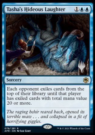 Tasha's Hideous Laughter (Promo Pack) [Dungeons & Dragons: Adventures in the Forgotten Realms Promos] | North Game Den