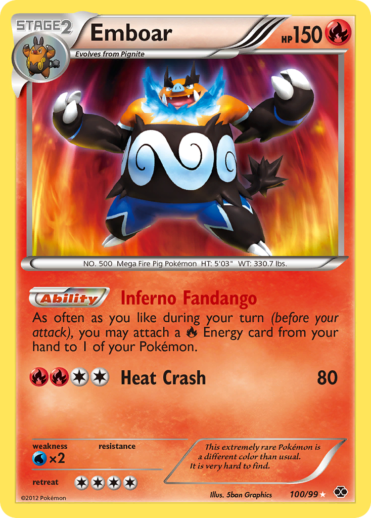 Emboar (100/99) [Black & White: Next Destinies] | North Game Den