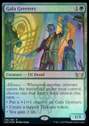 Gala Greeters [Streets of New Capenna Prerelease Promos] | North Game Den