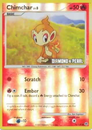 Chimchar (76/130) [Burger King Promos: 2008 Collection] | North Game Den