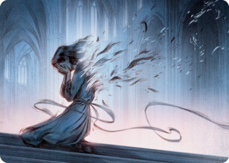 Fading Hope Art Card [Innistrad: Midnight Hunt Art Series] | North Game Den