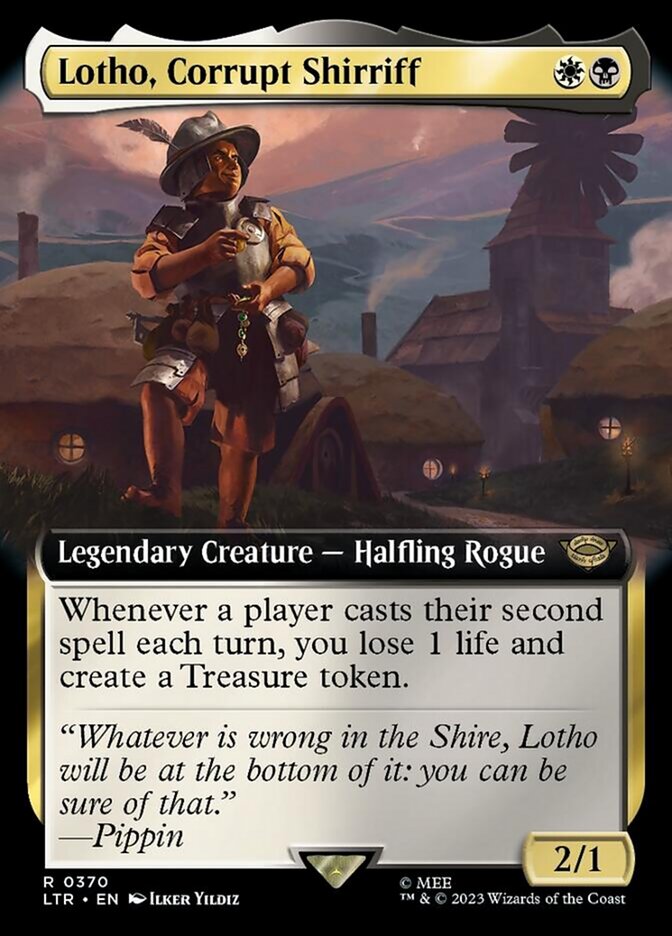 Lotho, Corrupt Shirriff (Extended Art) [The Lord of the Rings: Tales of Middle-Earth] | North Game Den